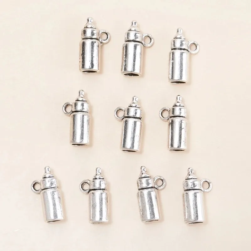 10 Pieces Simple Style Feeding Bottles Alloy Plating Pendant Jewelry Accessories