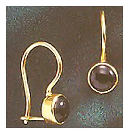 14k Onyx Midnight Earrings