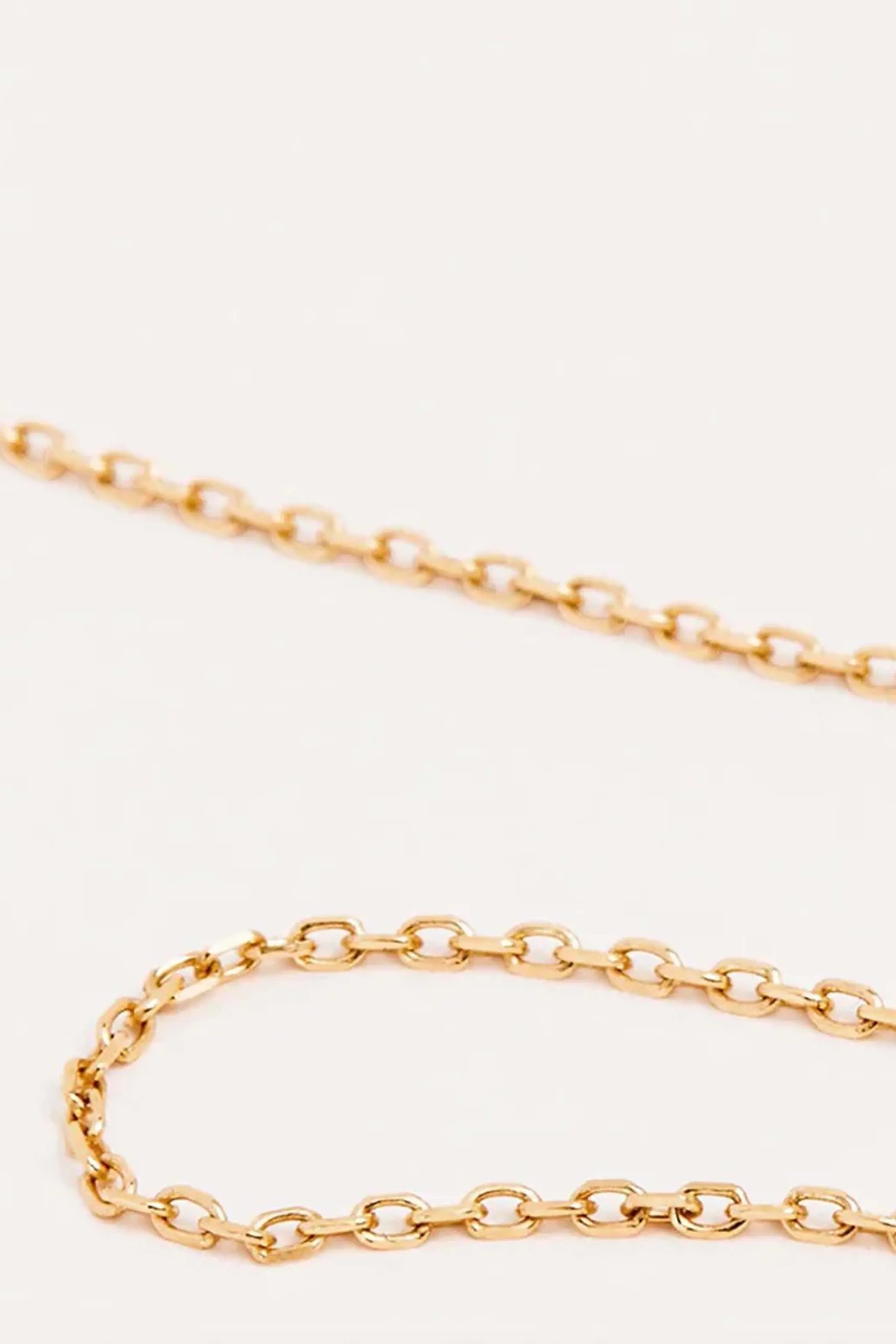 18" 14k Gold Signature Chain Necklace