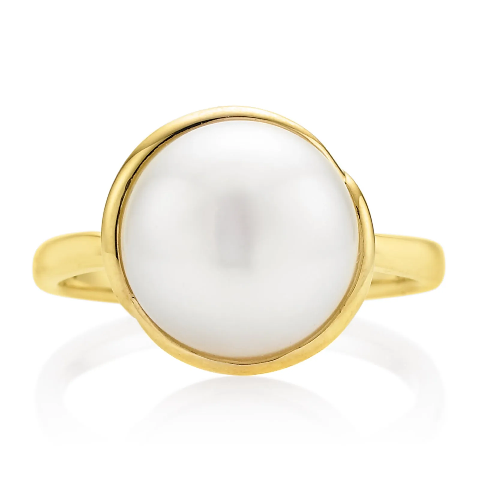 9ct Yellow Gold Freshwater Pearl Ring