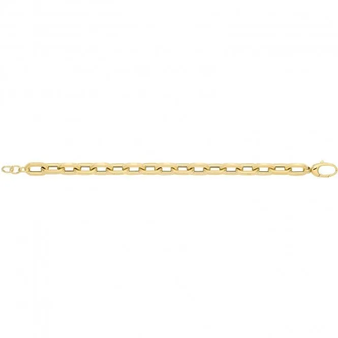 9ct Yellow Gold Hollow Bracelet BR691