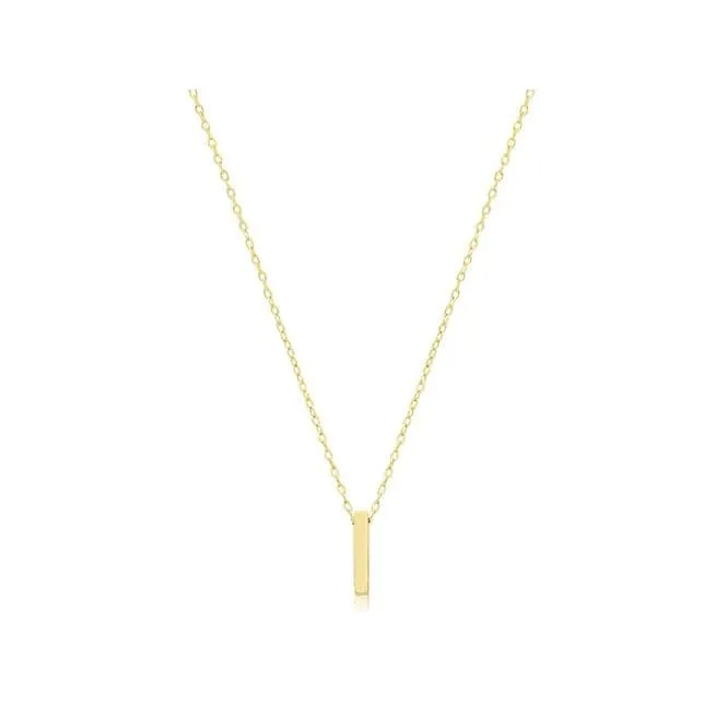 9ct Yellow Gold Initial Necklace NK435/I