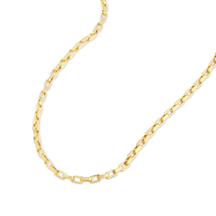 Alaia Box Chain Gold Necklace