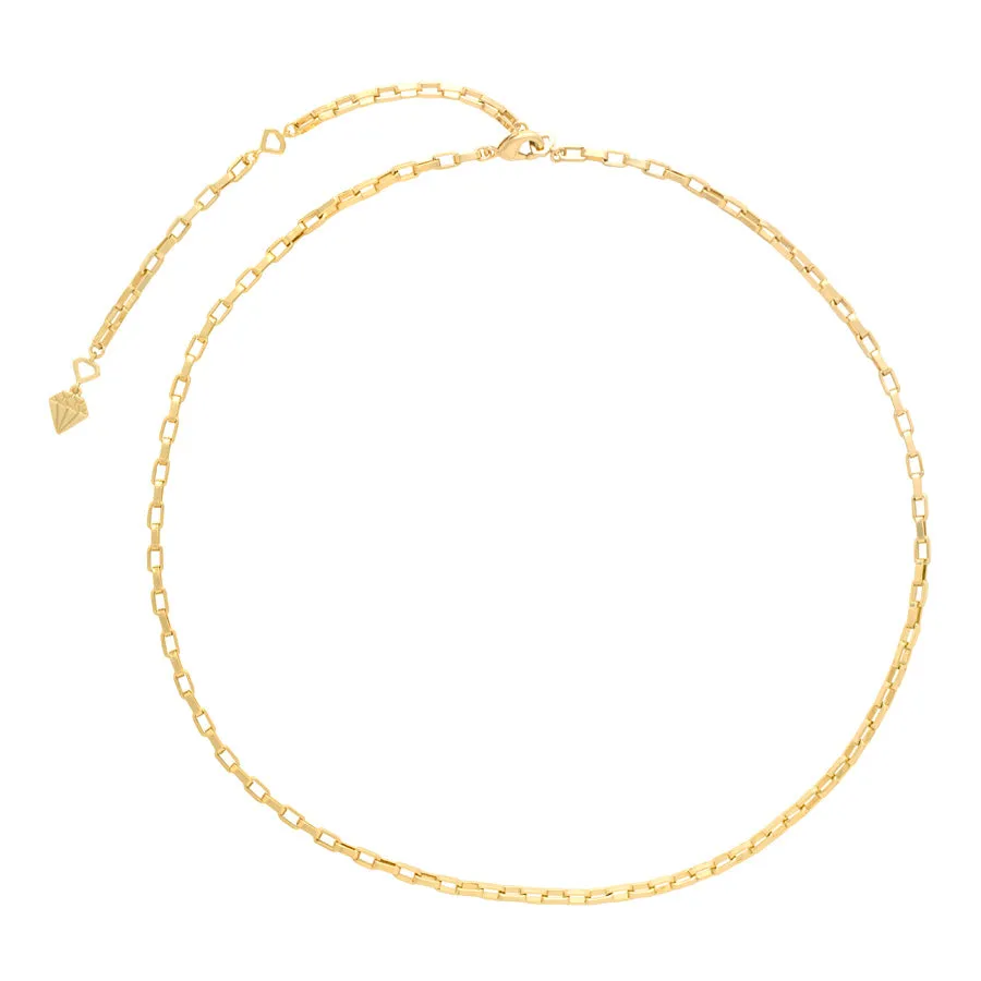 Alaia Box Chain Gold Necklace