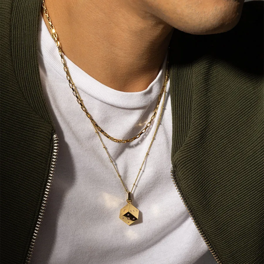 Alaia Box Chain Gold Necklace