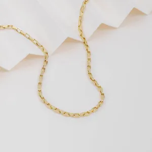 Alaia Box Chain Gold Necklace