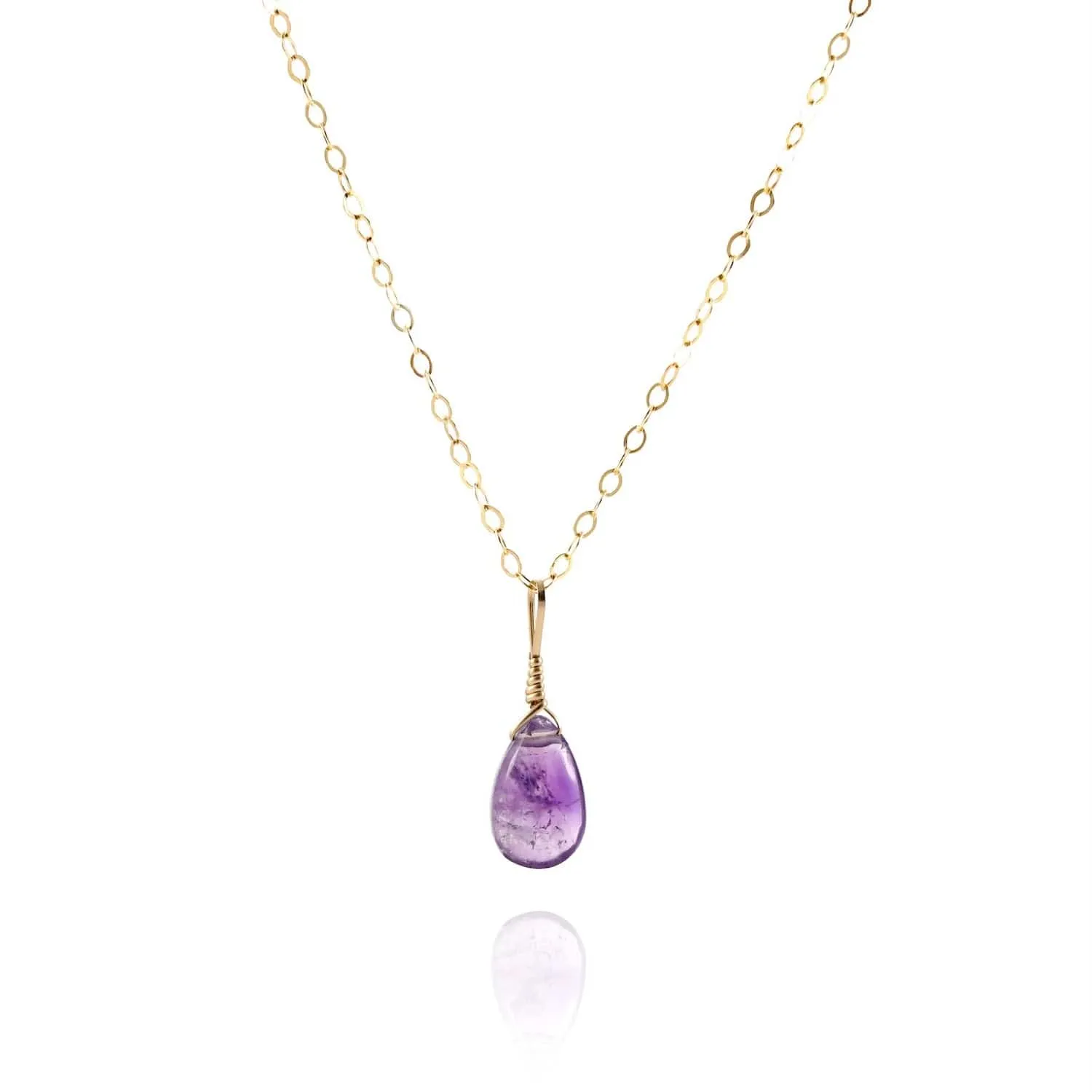 Amethyst Simple Necklace