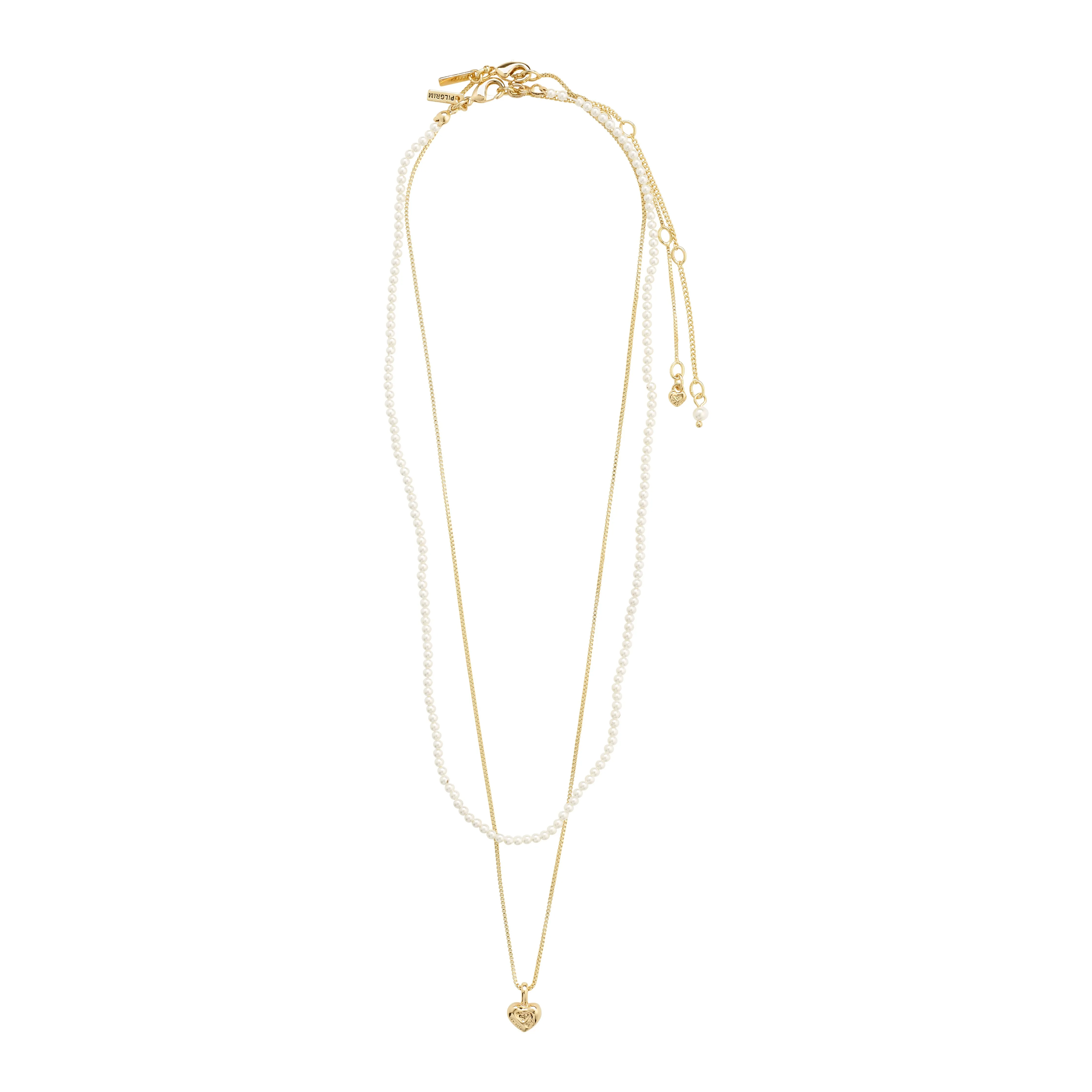 ARLET necklace 2-in-1 set, gold-plated