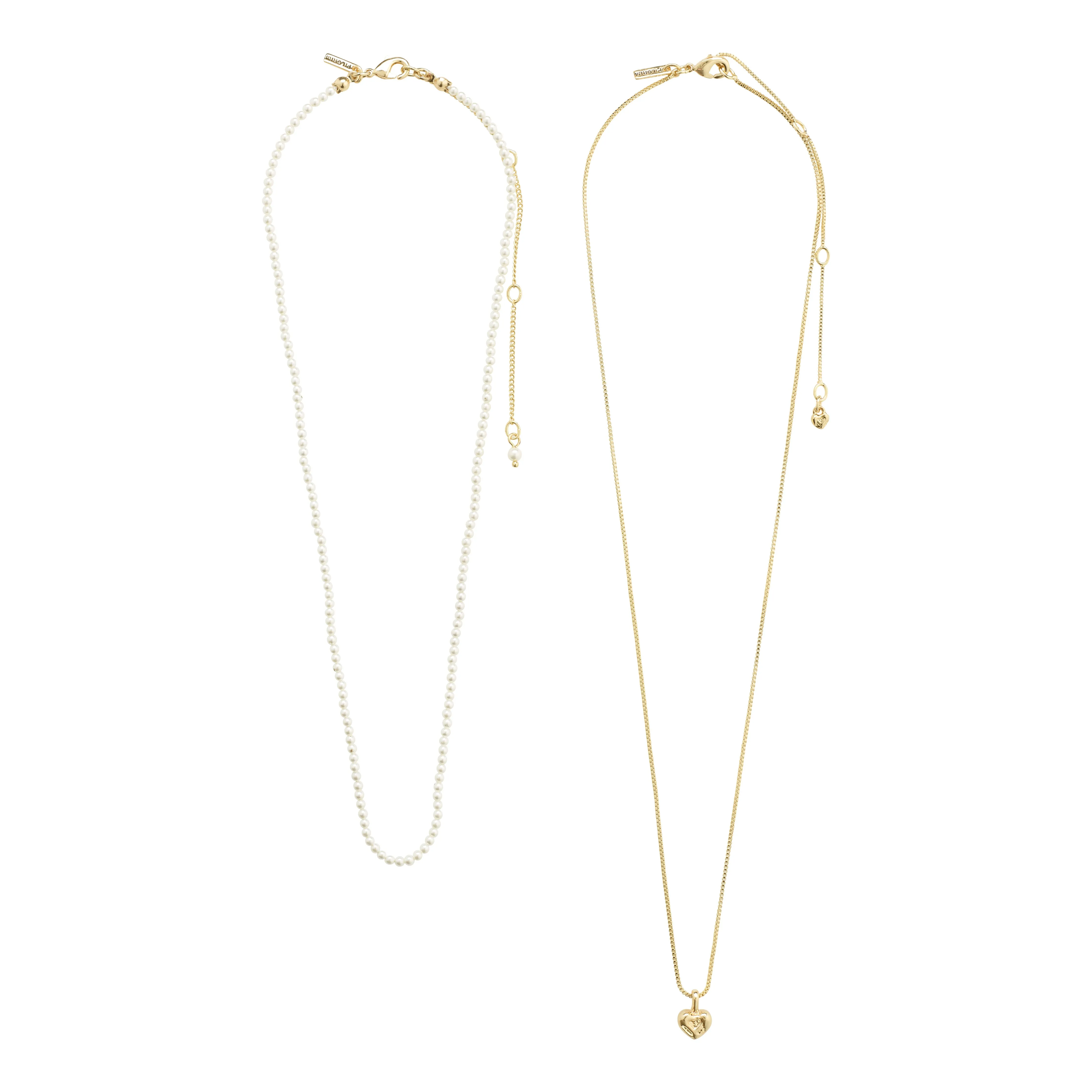 ARLET necklace 2-in-1 set, gold-plated