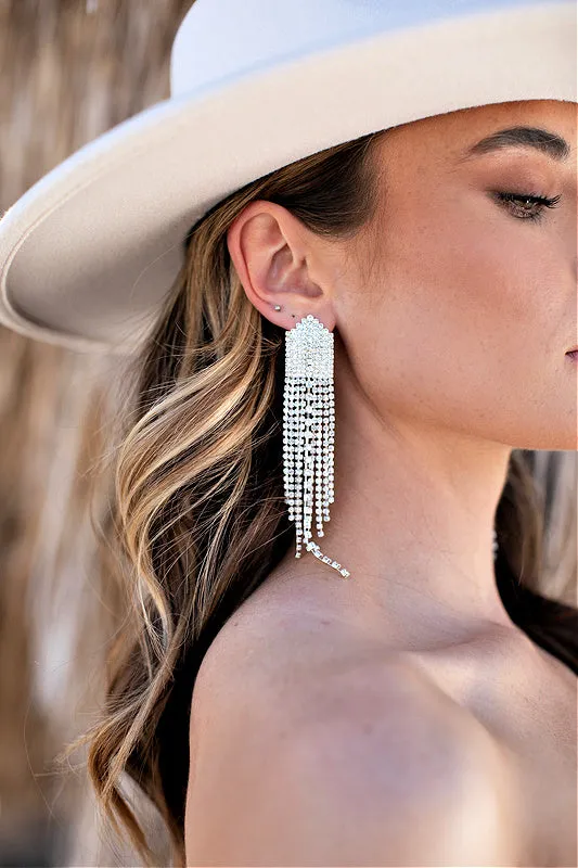 AS SEEN ON KRISTA HORTON!! Crystal Multi Chandelier Drop Earring