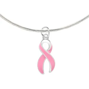 Breast Cancer Ribbon Necklaces