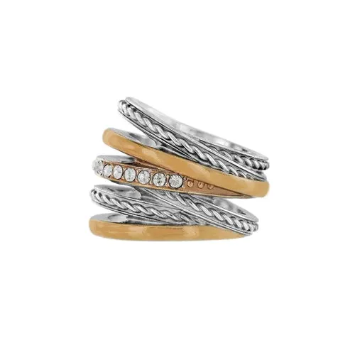 Brighton | Neptune's Rings in Silver and Gold Tone