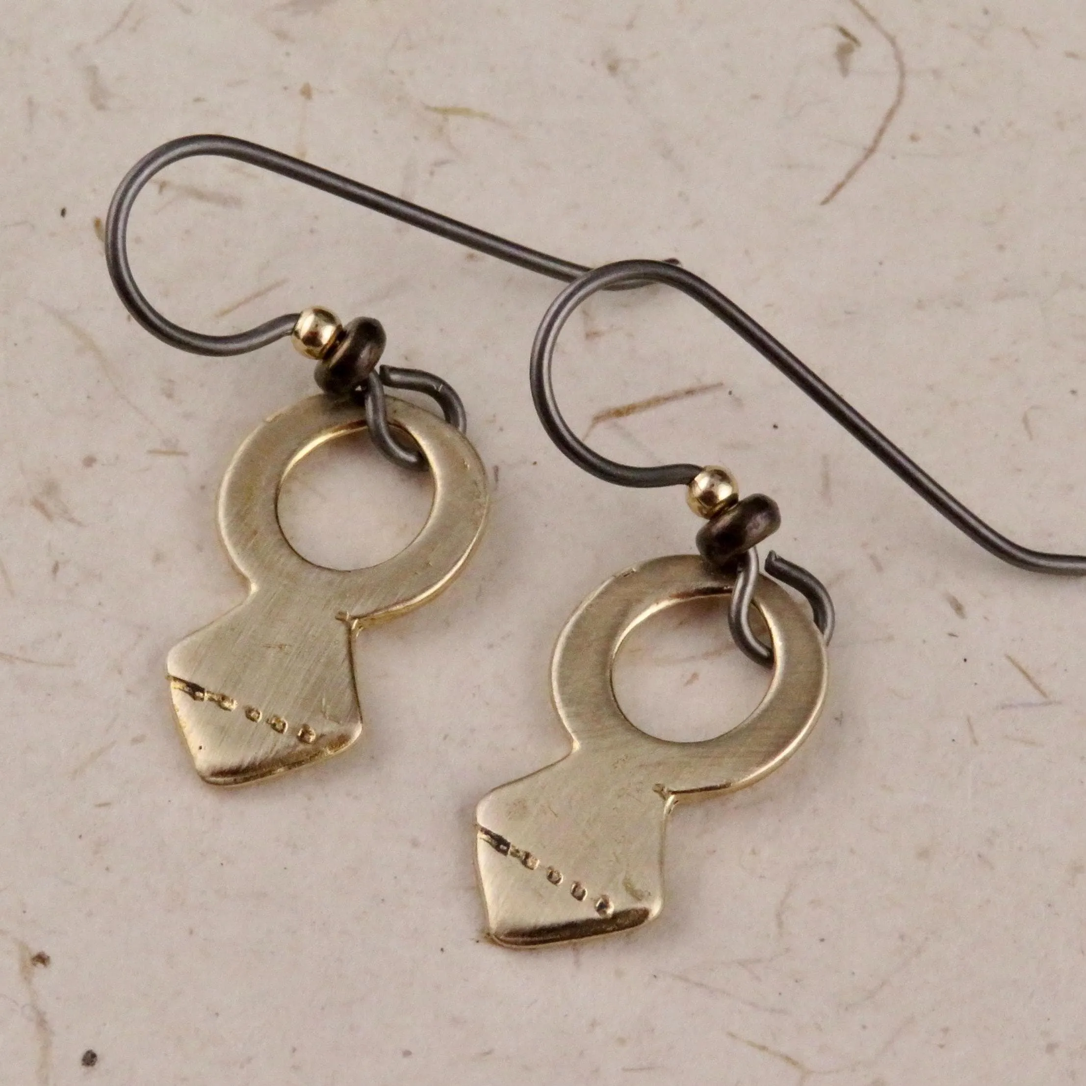 Bronze Element Earrings