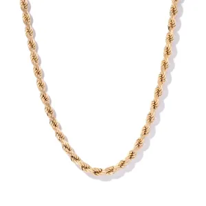 Classic Rope Chain - Yellow Gold