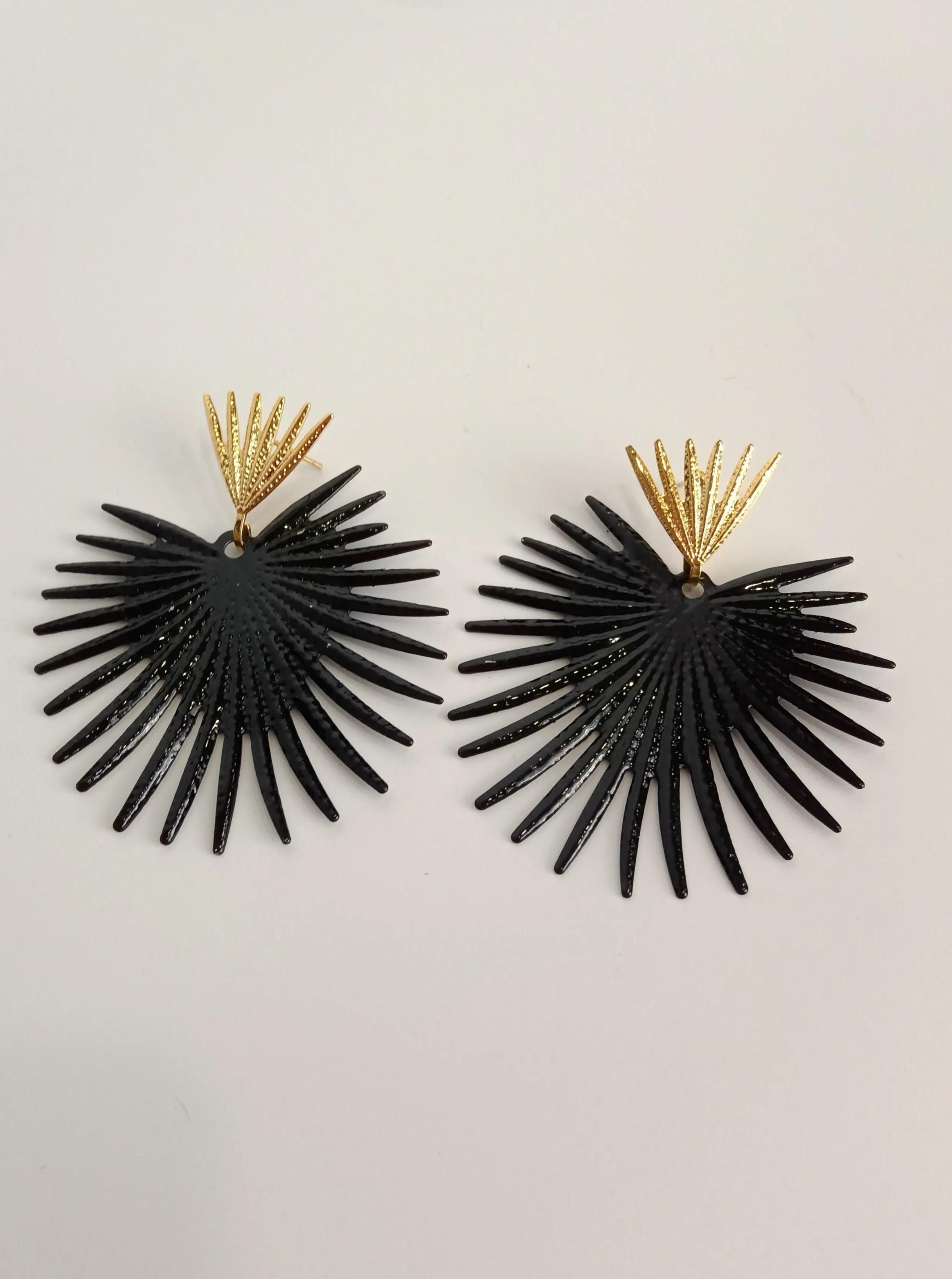 Cosmic Ebony Elegance Earrings