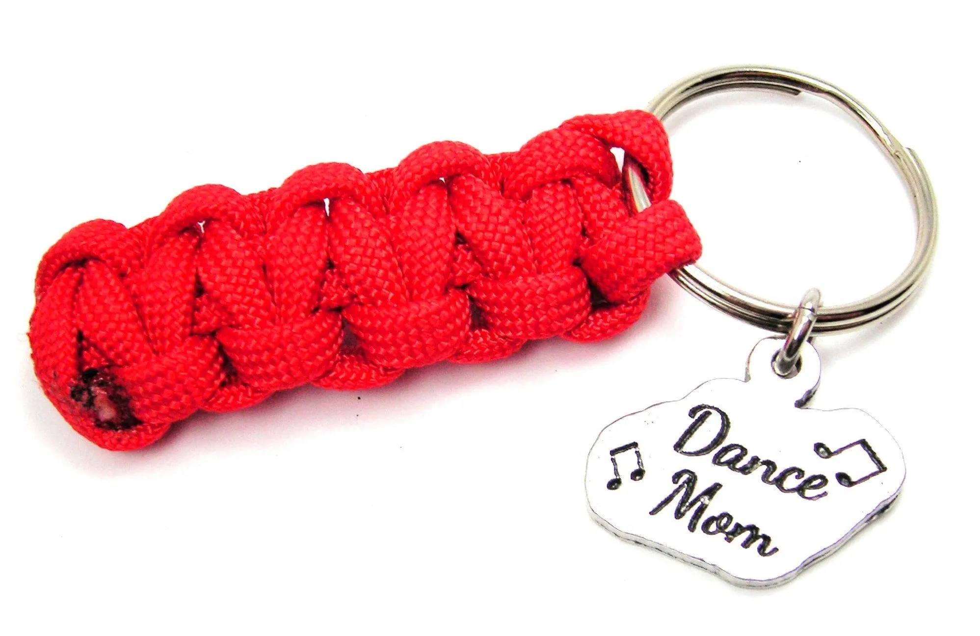 Dance Mom With Music Notes 550 Military Spec Paracord Key Chain