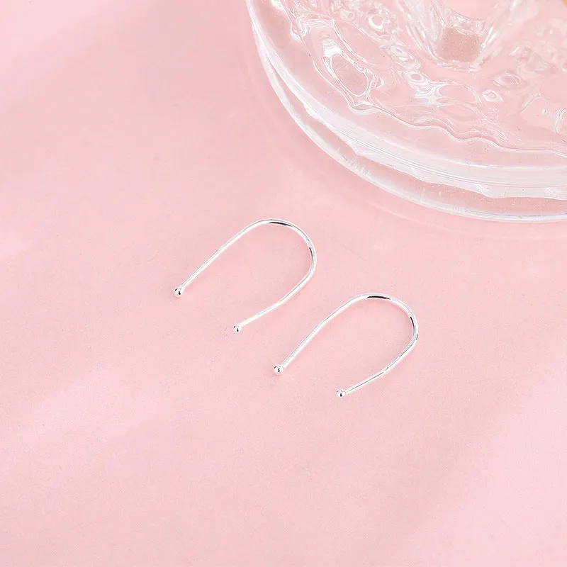 Earrings S925 Silver Stud Earrings Ear Rings