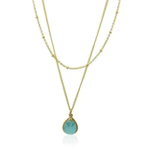 Exquisite Aquamarine Necklace Beach Jewelry