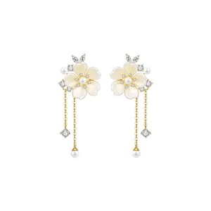 Exquisite Blossom Gold Earrings