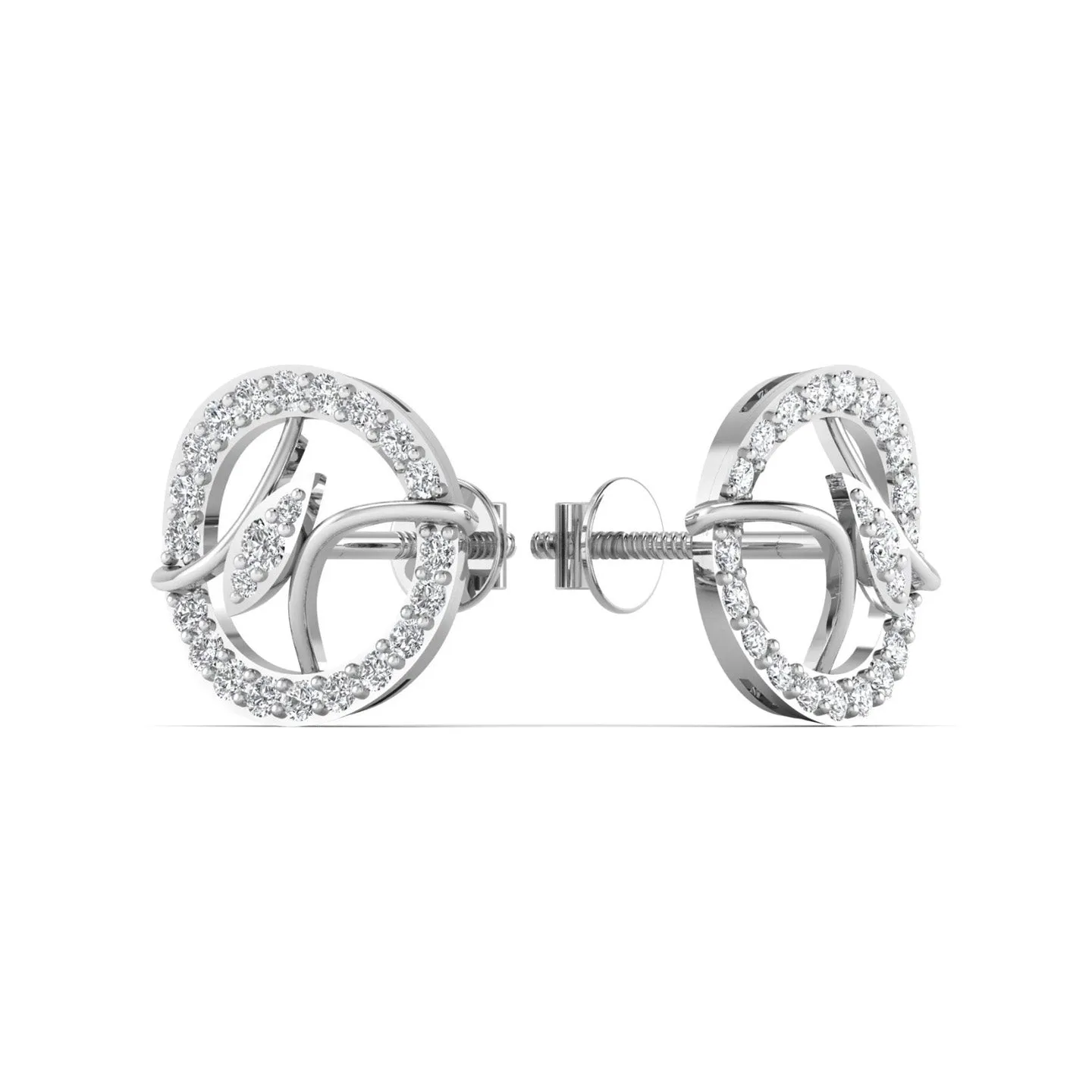 Exquisite Diamond Stud Earring