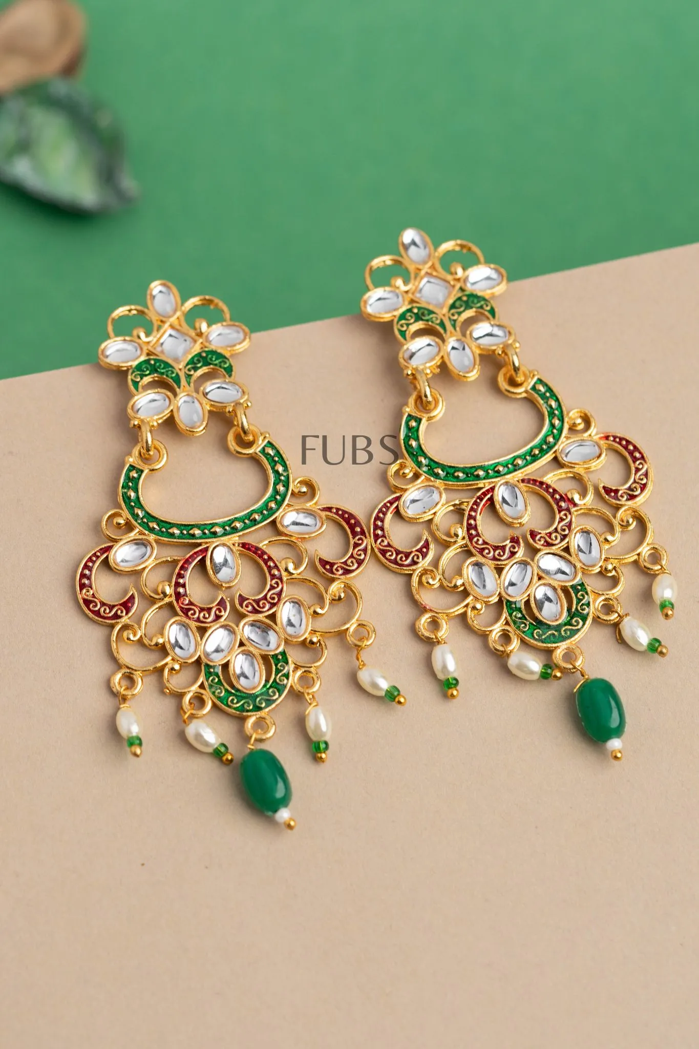 Exquisite Kundan Traditional Earring