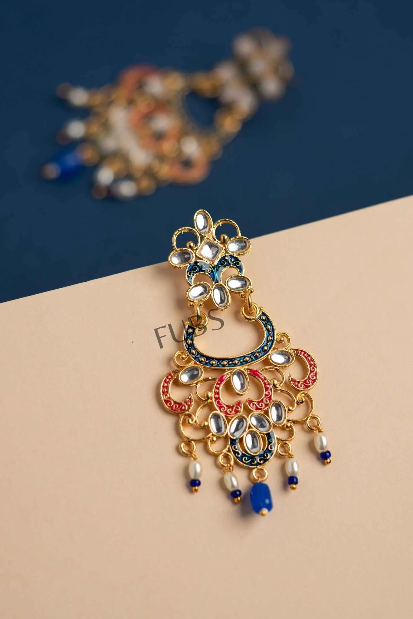 Exquisite Kundan Traditional Earring