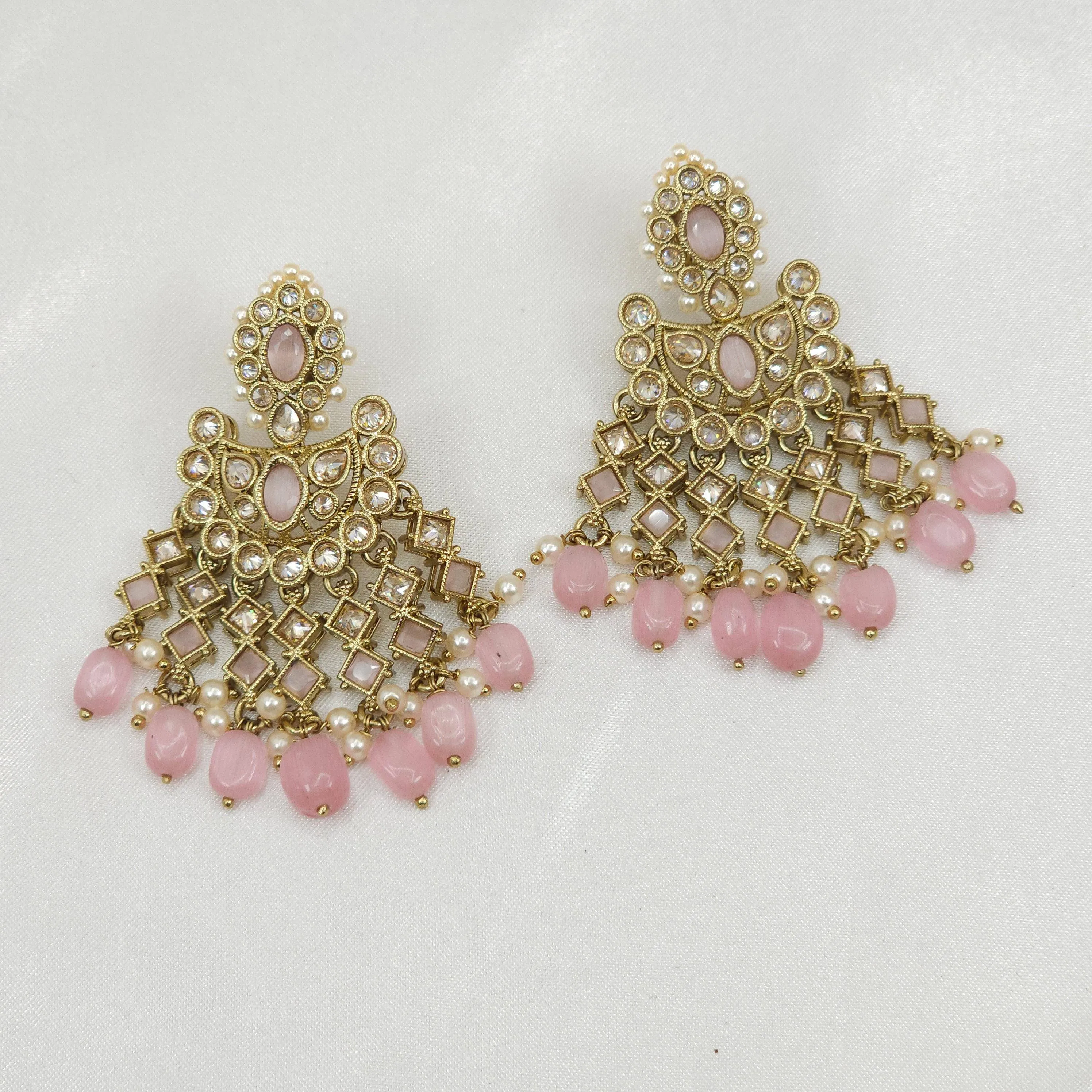 Exquisite Polki Diamond Earrings Polki Jewellery