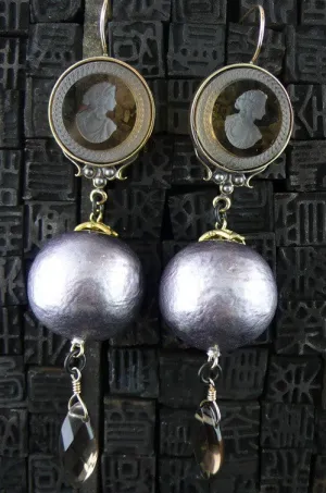 Extasia Faux Pearl Drop Earrings