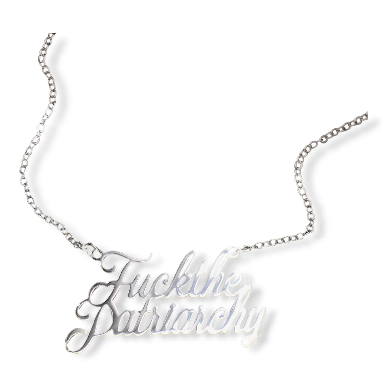 Fuck The Patriarchy - Necklace