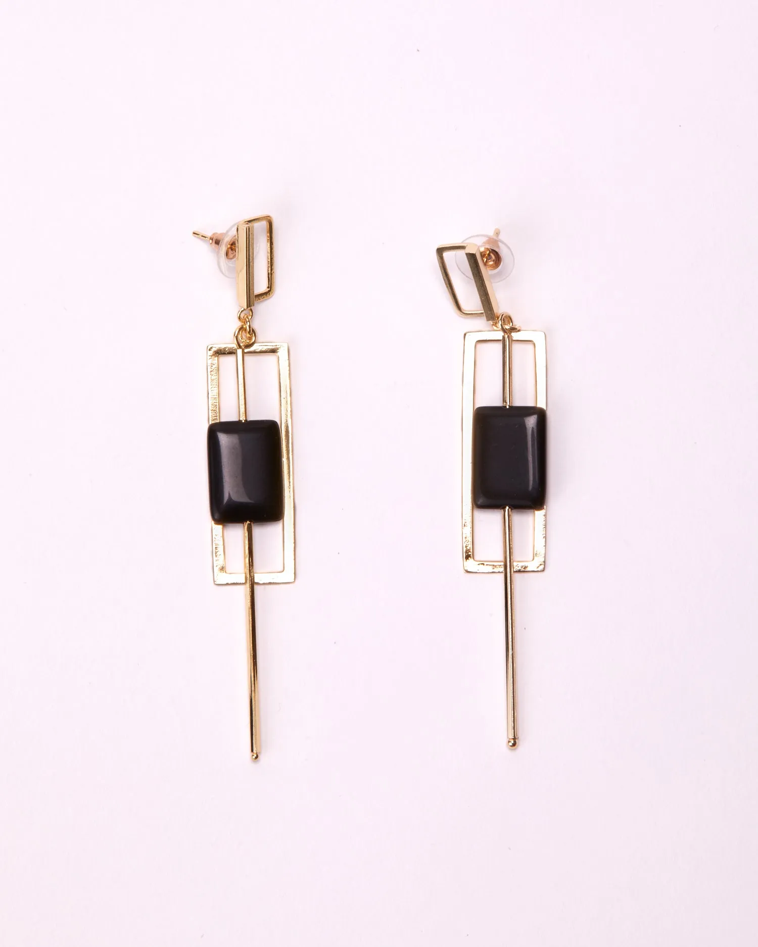 Geometric Square Earrings