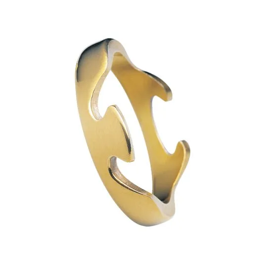 Georg Jensen Fusion Yellow Gold Ring 1367B