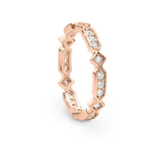 Georgini Zuma Ring Rose Gold Size 8