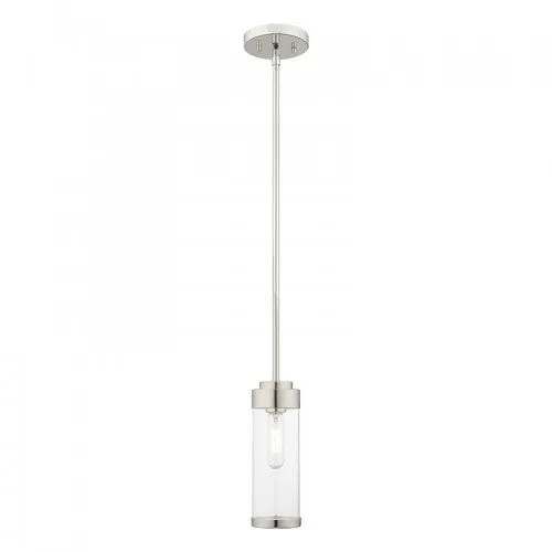 HILLCREST 1 LIGHT MINI PENDANT, POLISHED CHROME