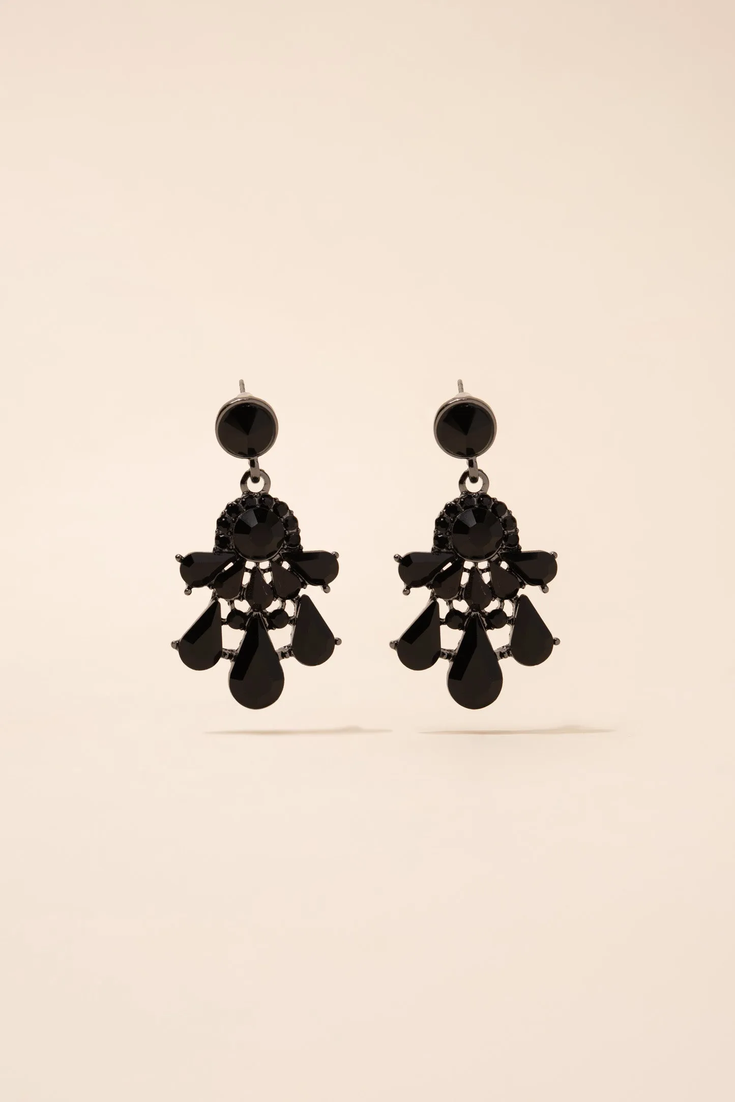 Janet Small Teardrop Chandelier Earrings