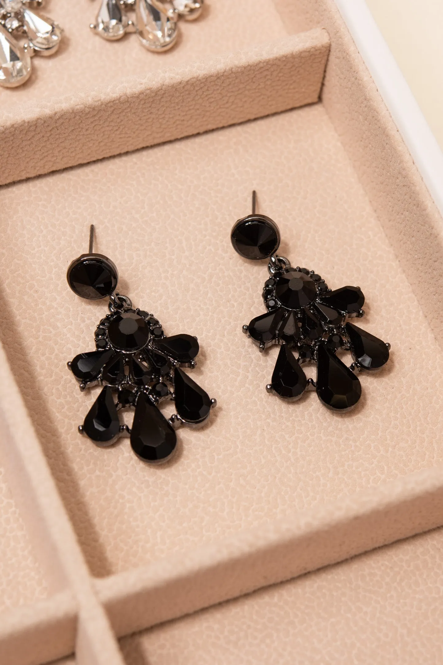 Janet Small Teardrop Chandelier Earrings