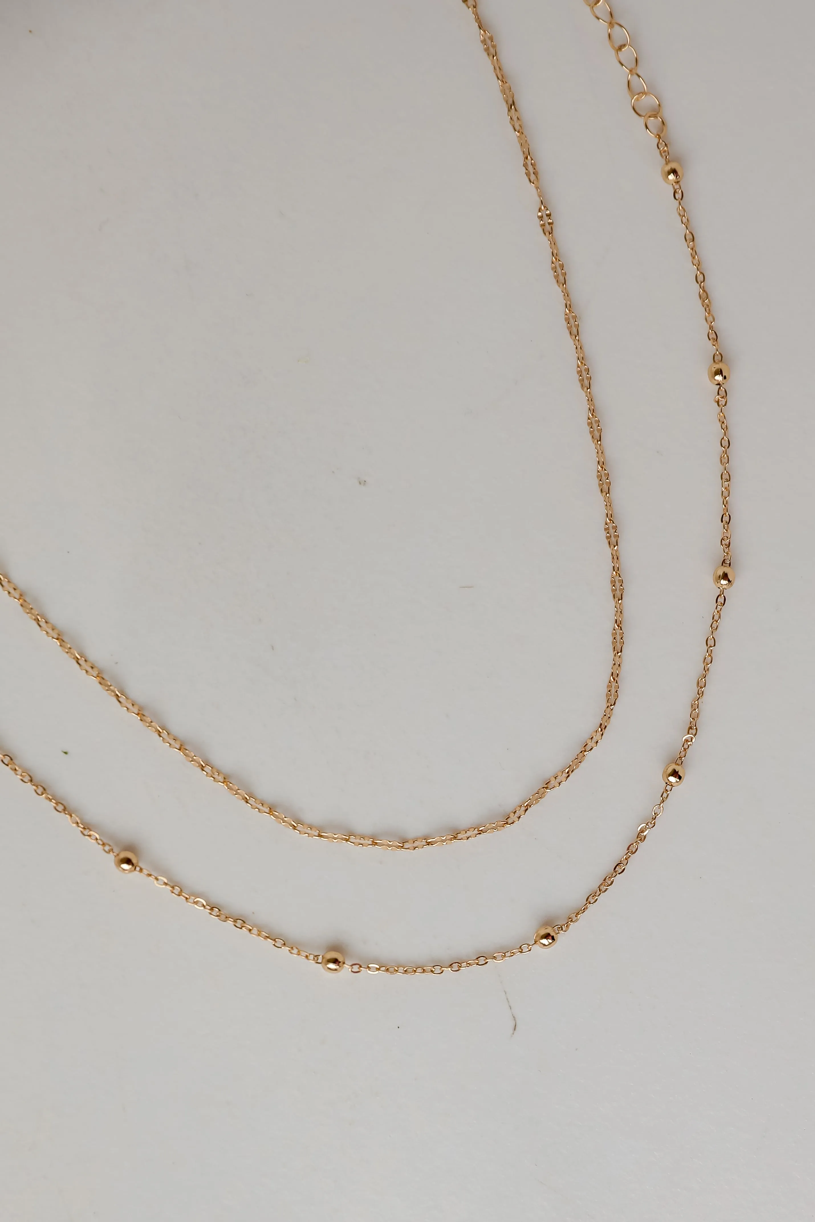 Jodie Gold Layered Chain Necklace