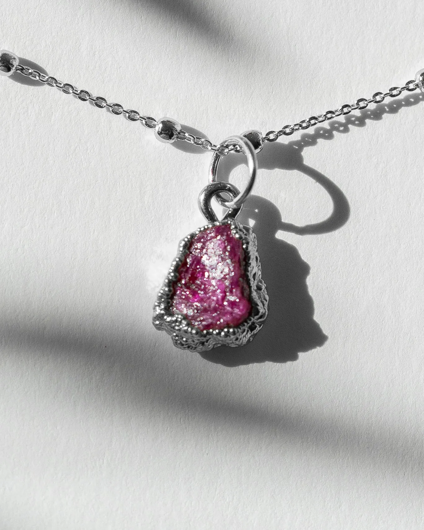 July | Ruby Necklace