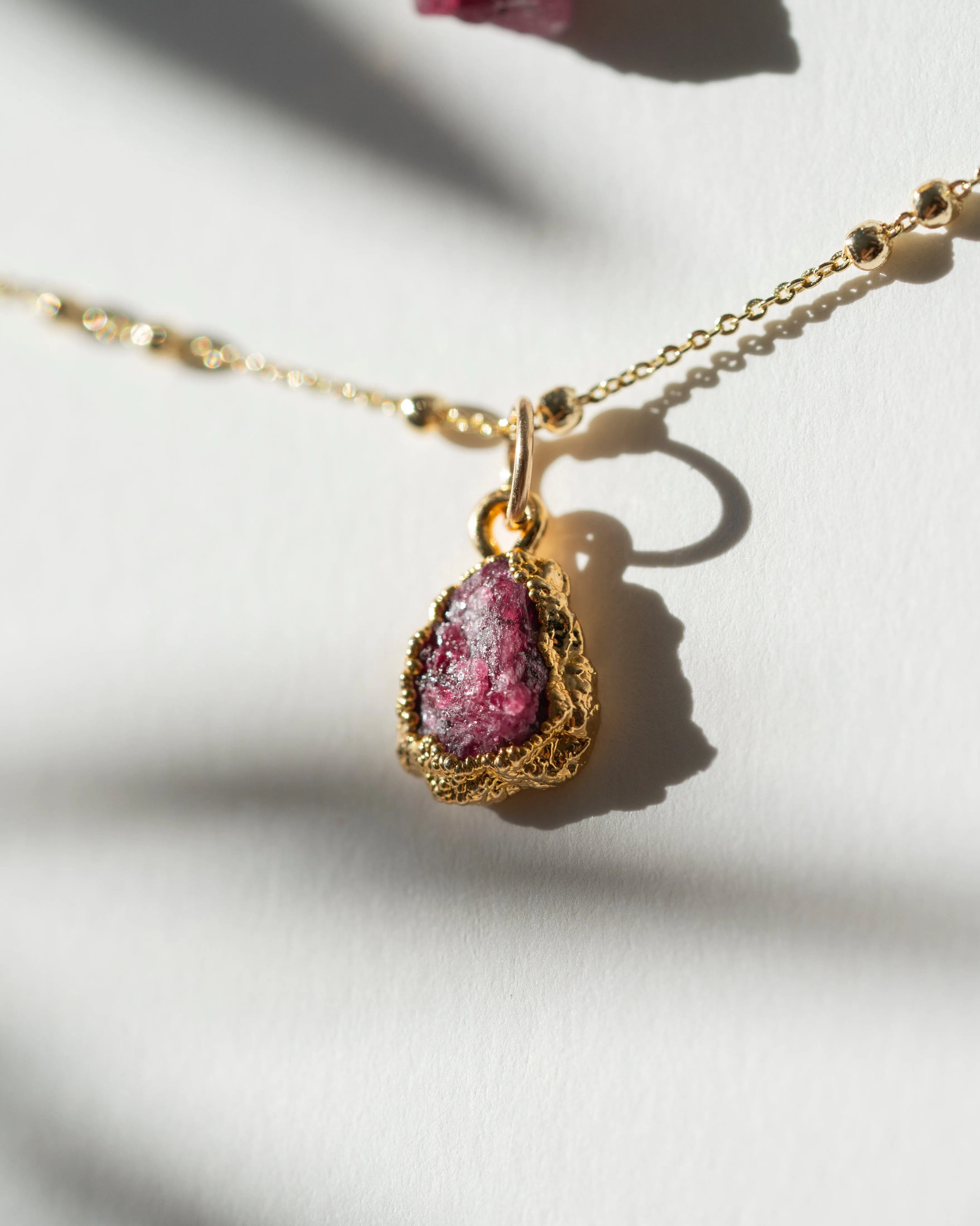 July | Ruby Necklace