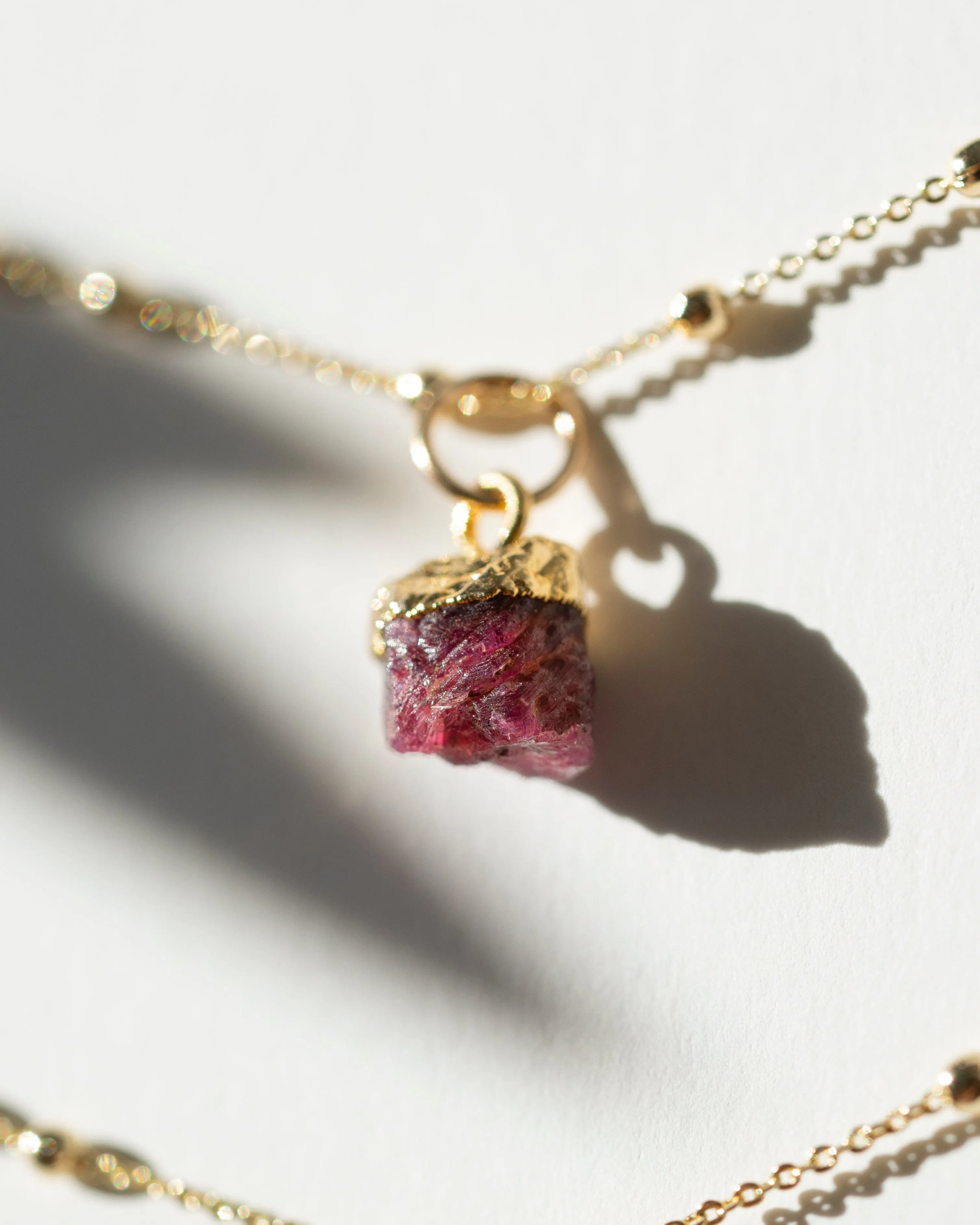 July | Ruby Necklace