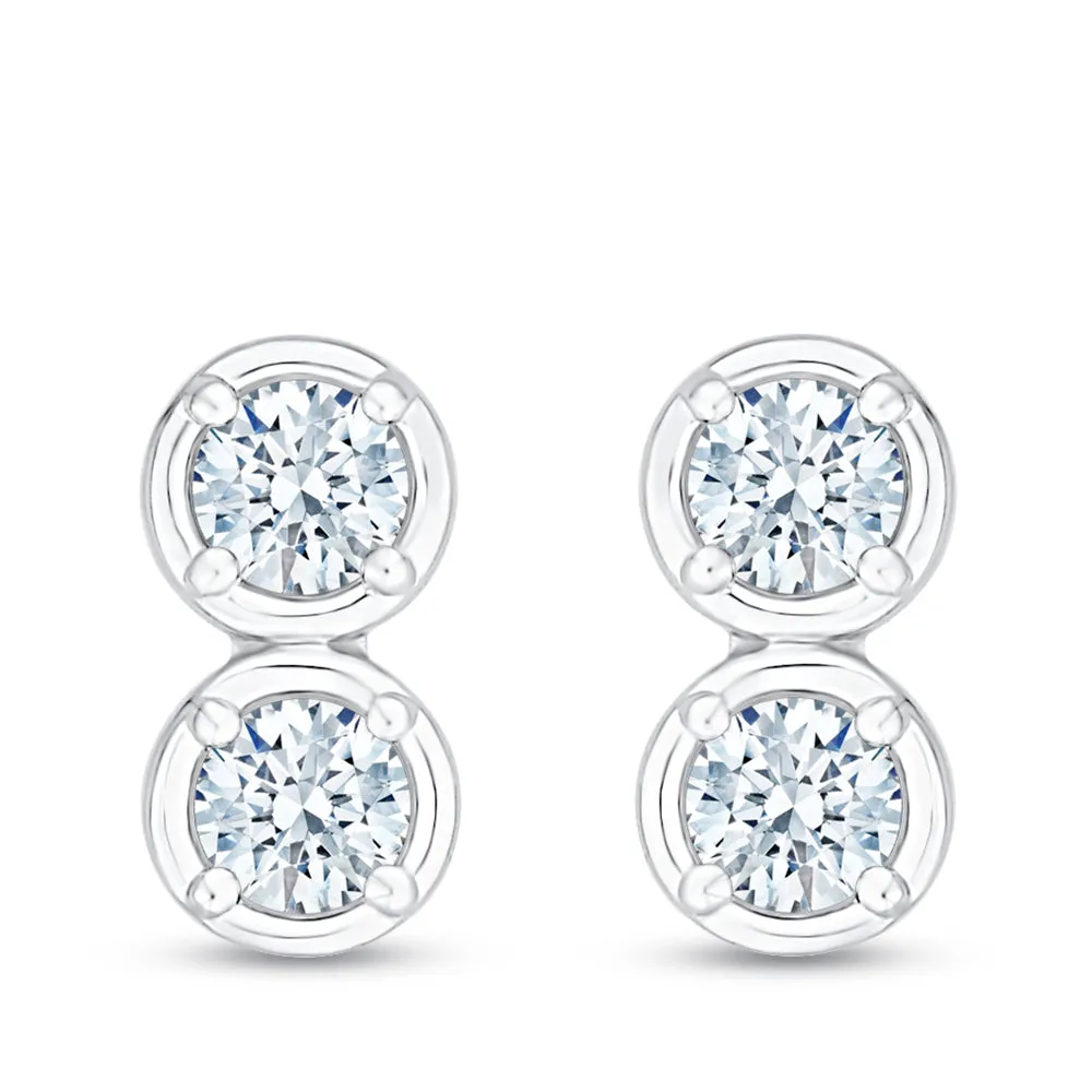 KATARINA Diamond Fashion Earrings (5/8 cttw)