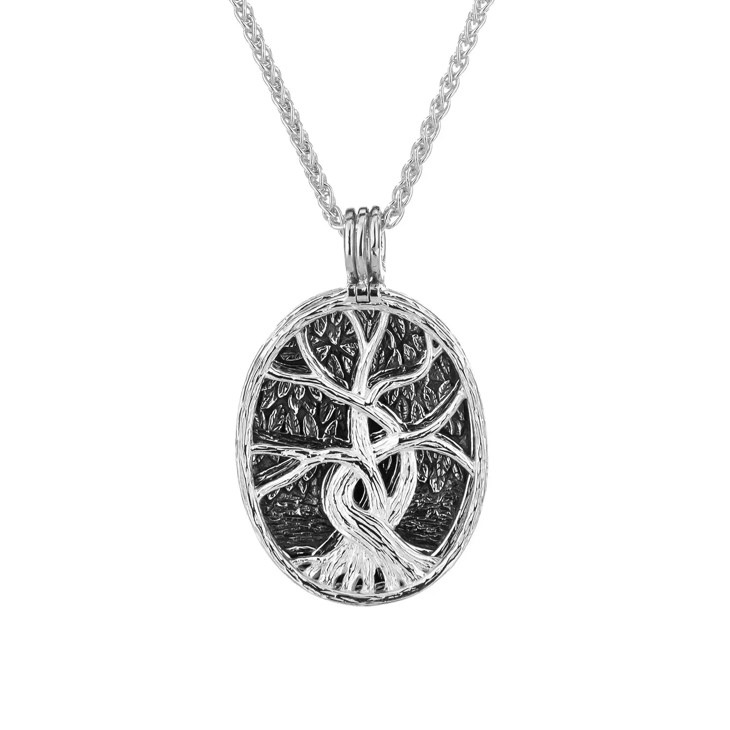 Keith Jack Sterling Silver   22k Gilded Tree of Life 4-Way Pendant