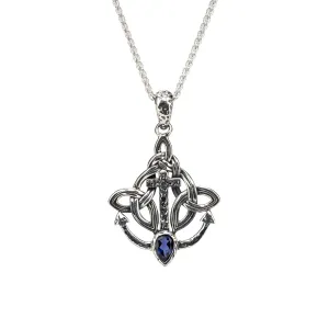 Keith Jack Sterling Silver Anchor Iolite Rocks 'n Rivers Pendant