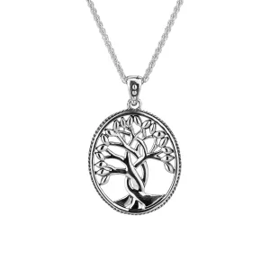 Keith Jack Sterling Silver Tree of Life Pendant