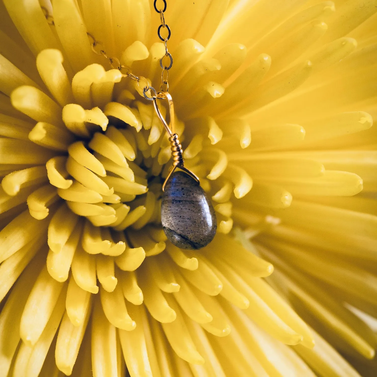 Labradorite Simple Necklace