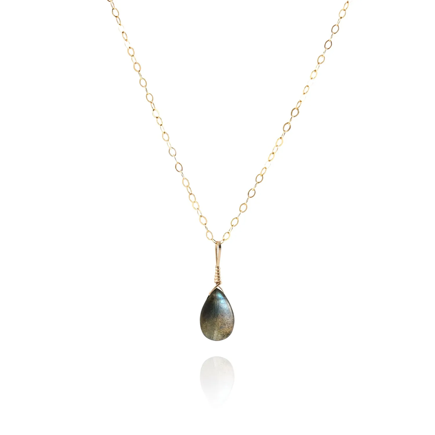 Labradorite Simple Necklace