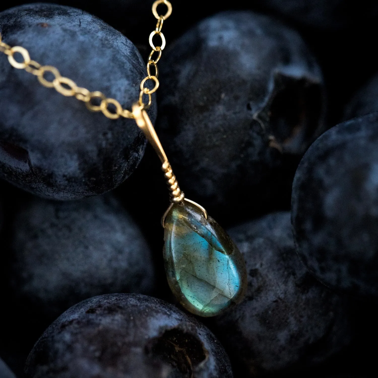 Labradorite Simple Necklace