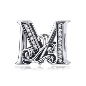 Letter M Initial Alphabet Charm