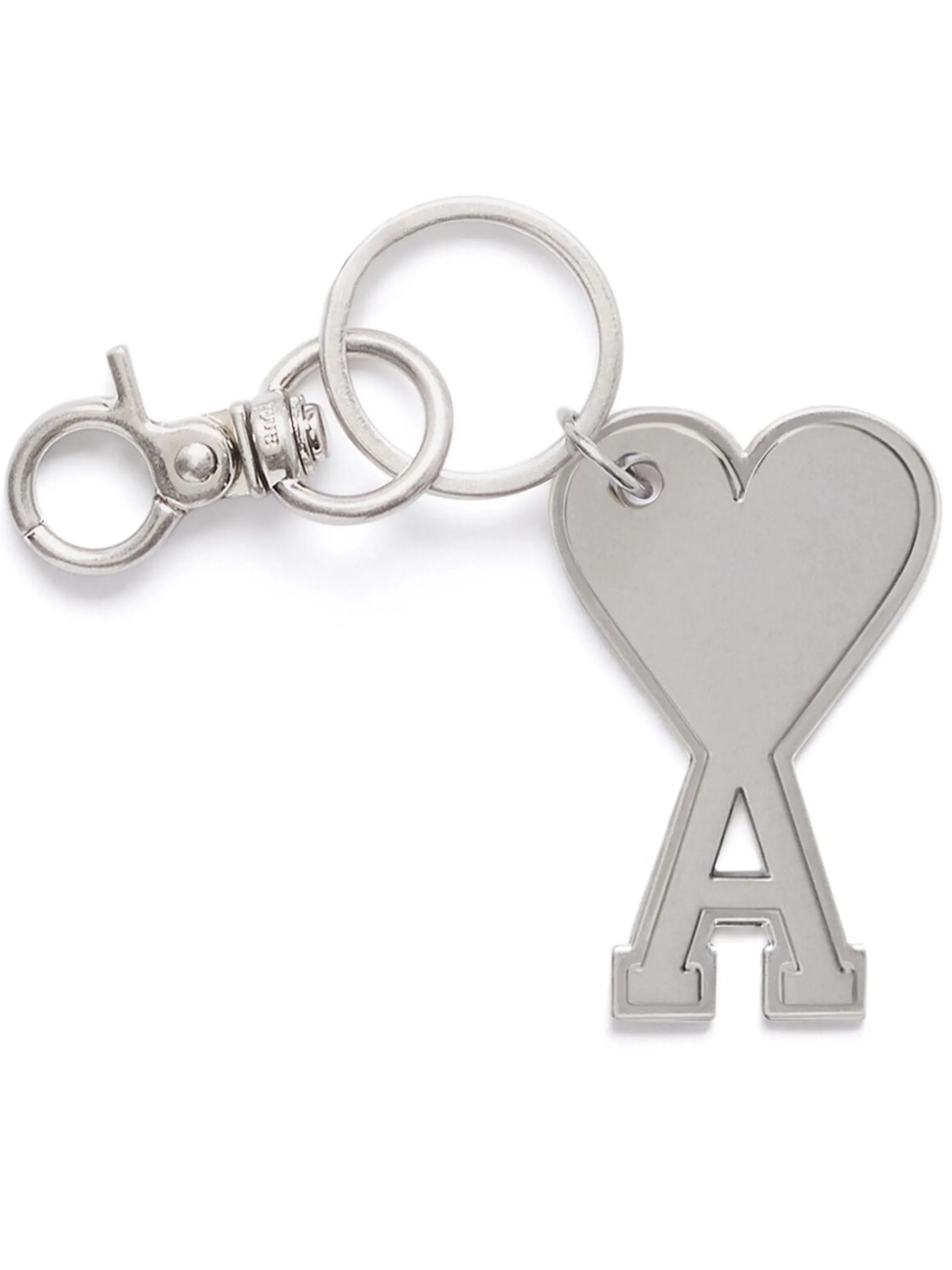 Metallic Logo Charm Keyring