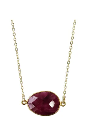 Mrs. Parker Necklace in Ruby