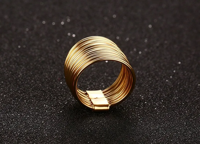 Multi Rings Stainless Steel Ring